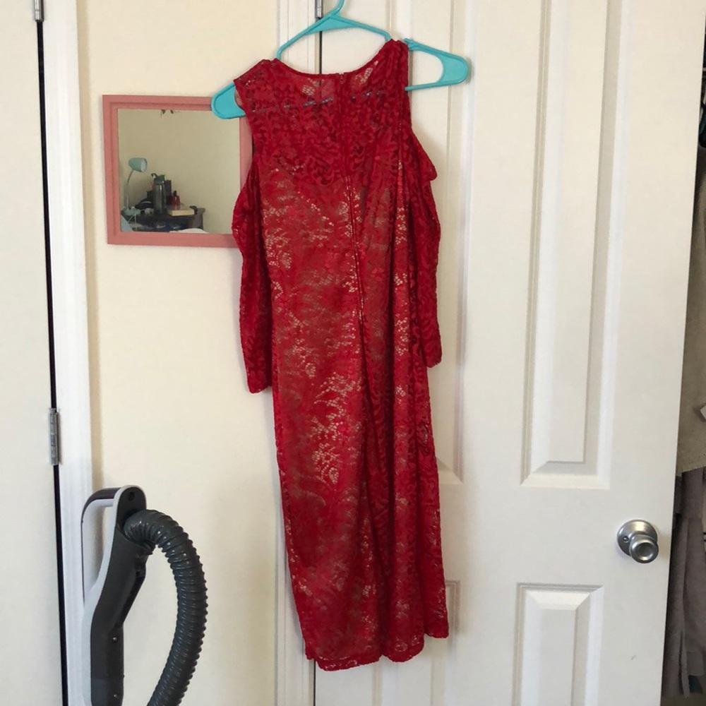 Red dress